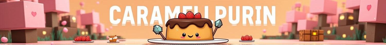 Caramell Purin – Minecraft, Roblox & Hello Kitty Cafe Builds
