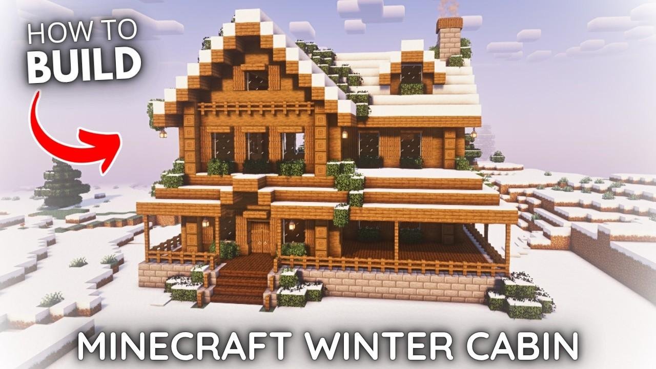 Minecraft Winter Cabin