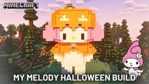 Minecraft My Melody Halloween Build